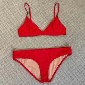 J.Crew Red Bikini size M